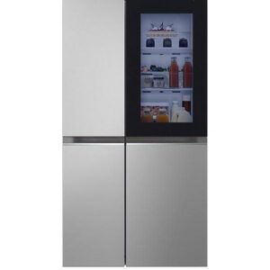 LG InstaView GSVV80PYLL Side-by-Side 60/40 American Fridge Freezer - Prime Silver - 655L - E Rated